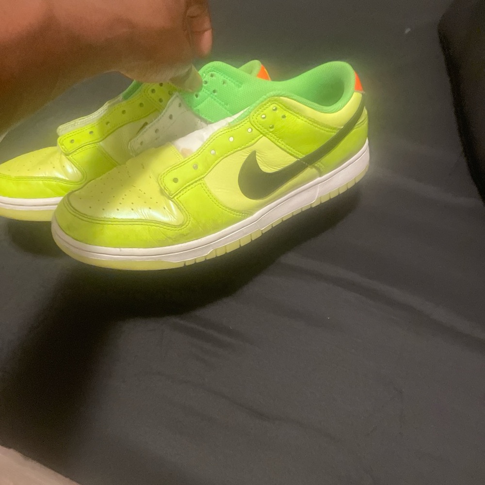 Nike Bright Green and Black Sneakers